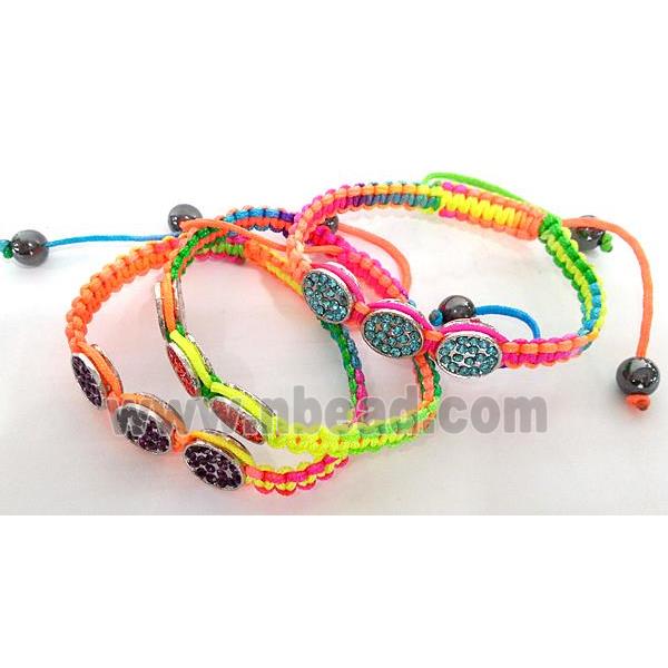 Friendship Bracelets, resizable, mixed color, hand-made