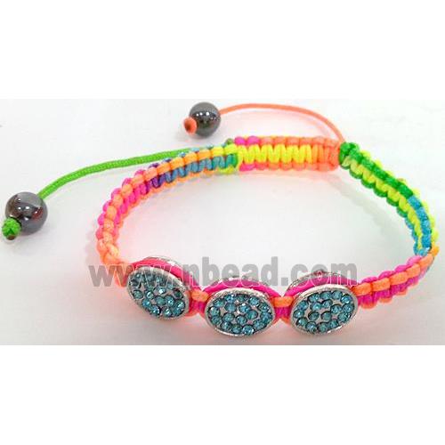 Friendship Bracelets, resizable, mixed color, hand-made