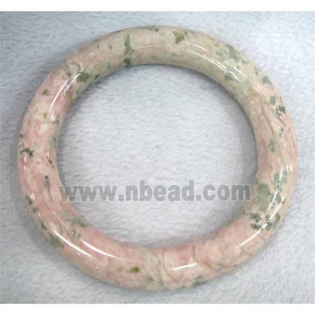 rose Rhodochrosite bangle