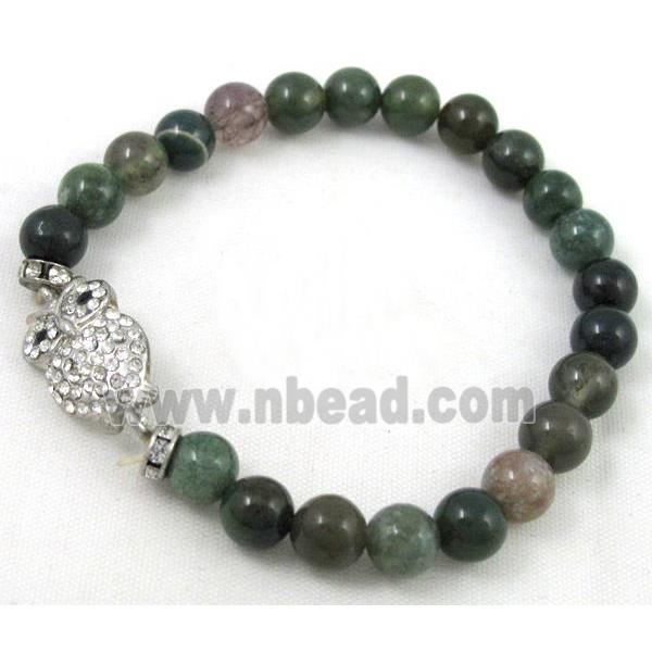 handmade fashion agate bracelet, stretchy