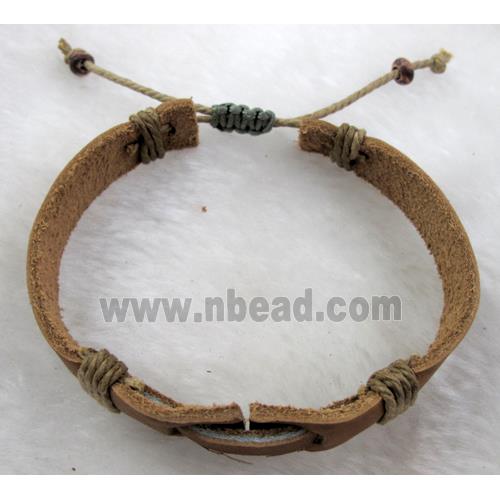 Genuine Leather Bracelet, Mix