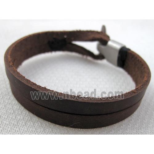 Genuine Leather Bracelet, Mix