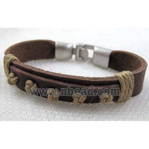 Genuine Leather Bracelet, Mix