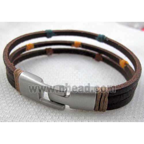 Genuine Leather Bracelet, Mix