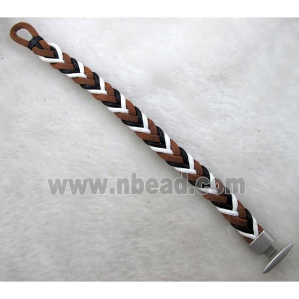 Genuine Leather Bracelet, Mix