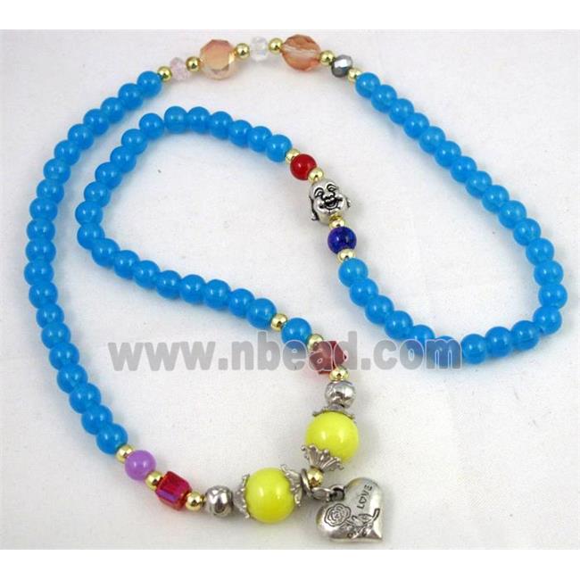 fashion jewelry, glass necklace, bracelet, CCB