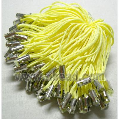 Yellow String hanger with ends tube