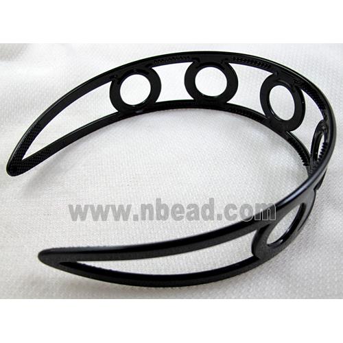 Head Bands, Plastic, Black