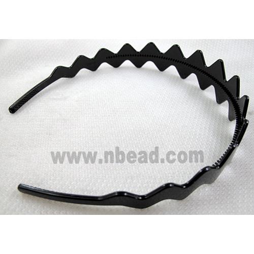 Head Bands, Plastic, Black