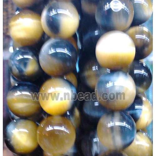 fancy Tiger eye beads, AA Grade, round