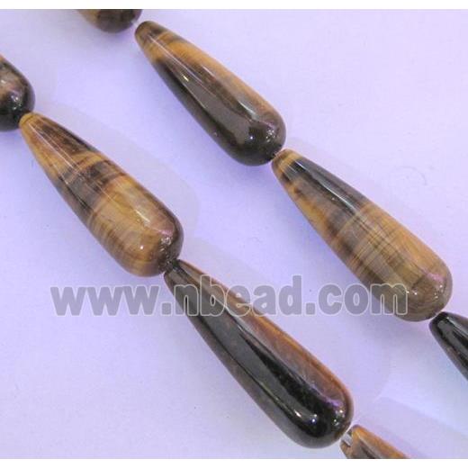 tiger eye bead, teardrop