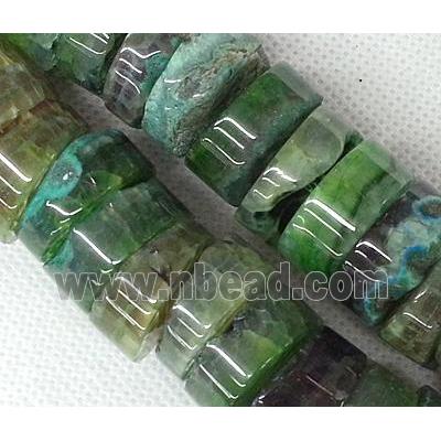 green Agate heishi beads