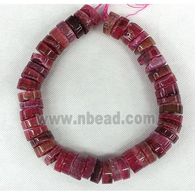 red Agate heishi beads