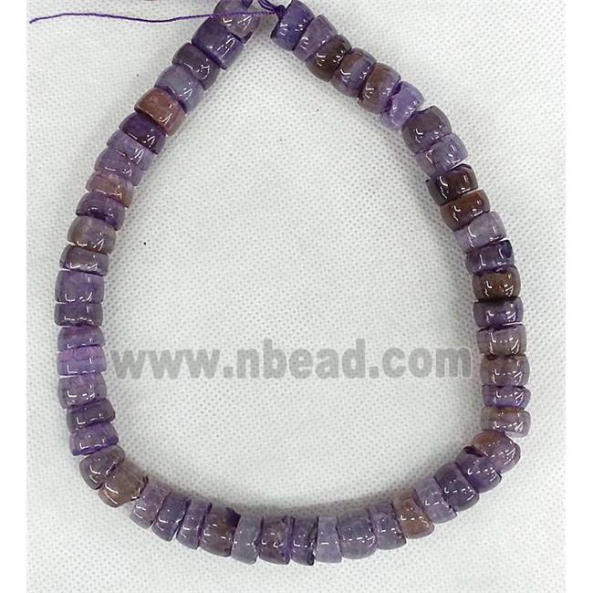 purple Agate heishi beads