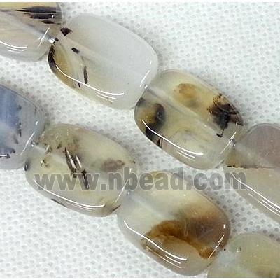 Agate stone beads, rectangle