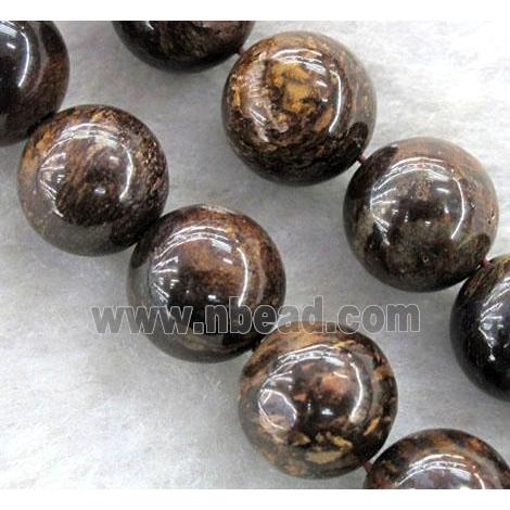 round Bronzite Beads