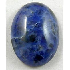 Lapis Lazuli, Cabochon, flat-back Oval