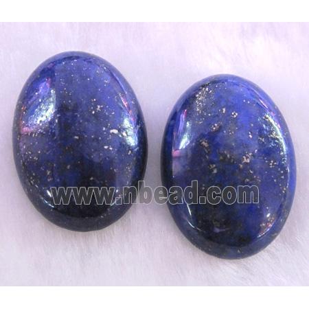 lapis lazuli cabochon, oval