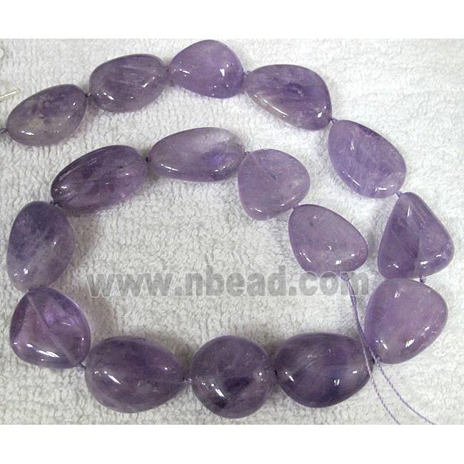 natural Amethyst Bead, freeform