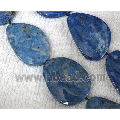 Natural lapis lazuli bead, freeform