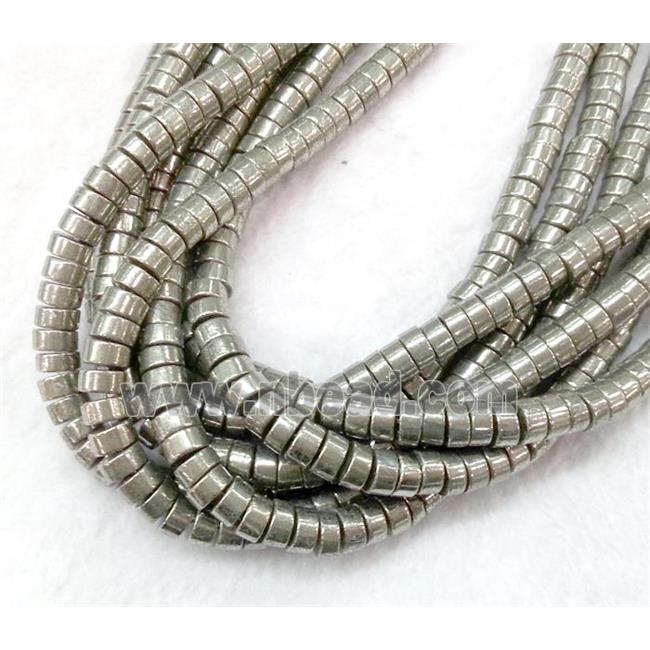 natural Pyrite Beads, heishi