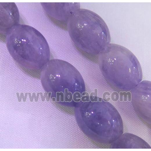 purple chrysoprase beads, barrel