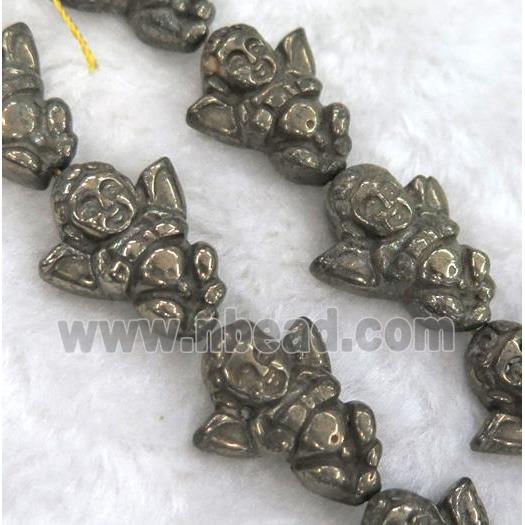 pyrite bead, angel