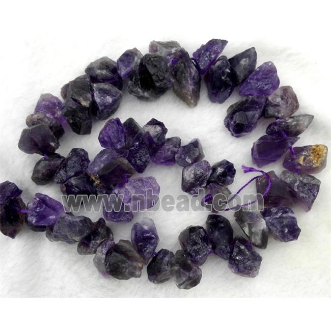 amethyst beads, freeform