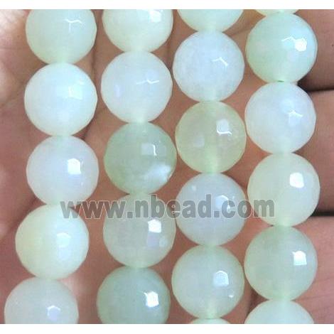 New Mountain Jade Beads, faceted round