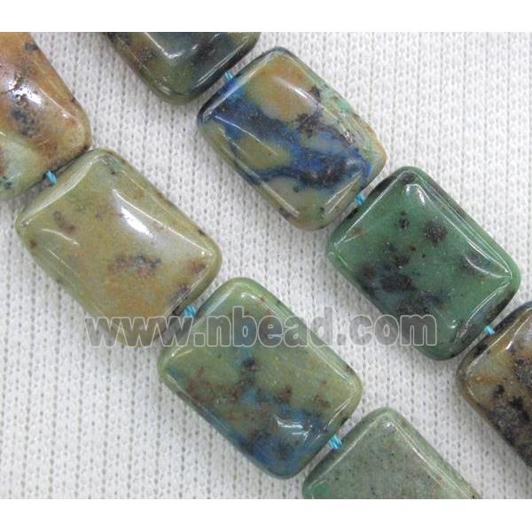 Azurite beads, rectangle