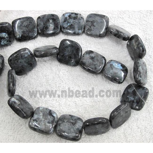 Labradorite bead, square