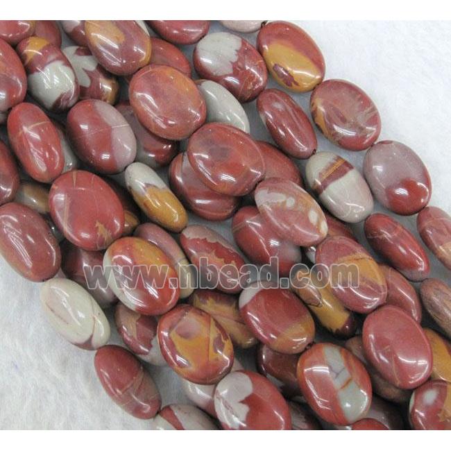 natural Noreena jasper bead, oval