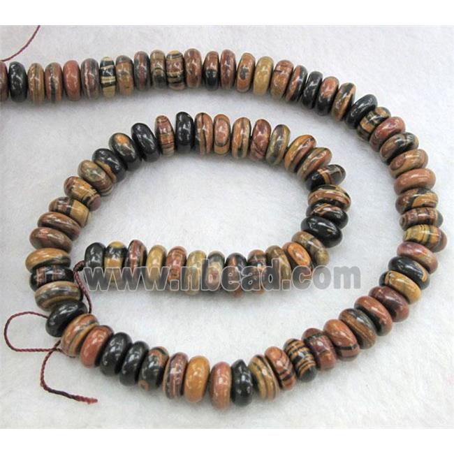 brown Opal Beads, rondelle