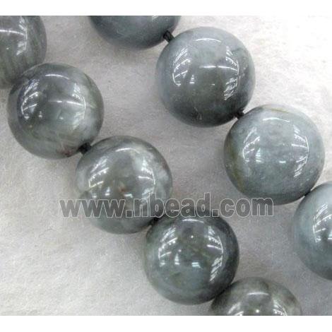 round natural hawk Eye Stone beads