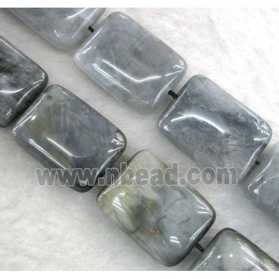 natural hawk Eye Stone beads, rectangle