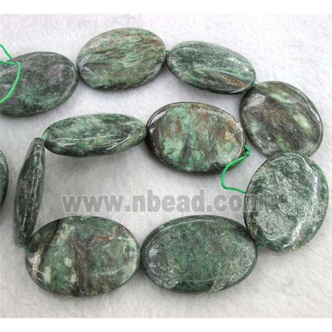 natural Emerald oval Beads