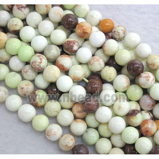 round Mongolian Turquoise beads