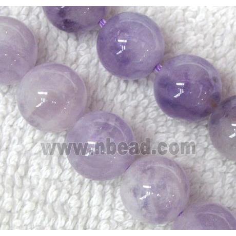 purple Chalcedony Beads, round, AA-grade