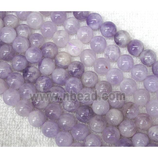 purple Chalcedony Beads, round, AA-grade