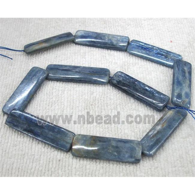 blue Kyanite beads, rectangle