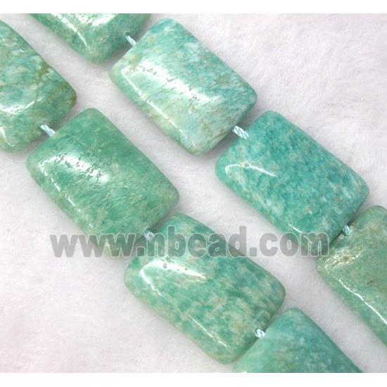 Amazonite beads, rectangle