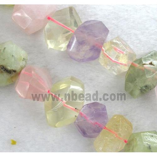 mix gemstone beads, freeform