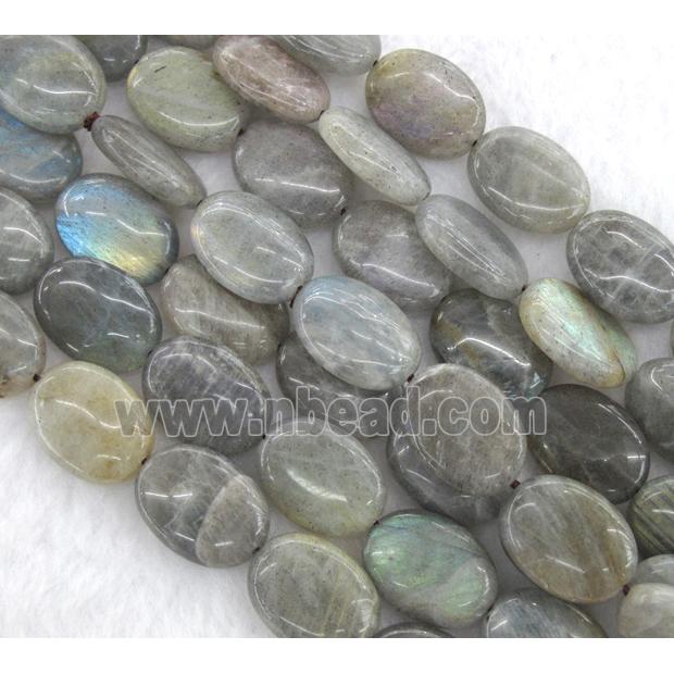 labradorite beads, oval