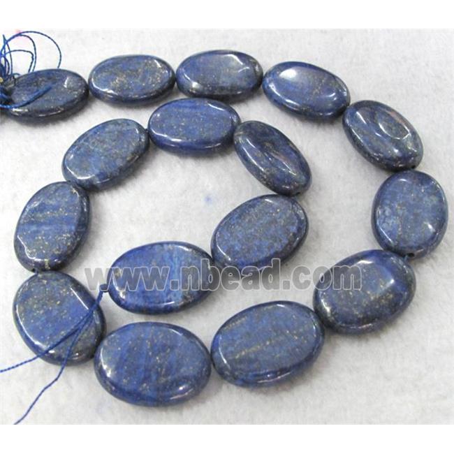 lapis lazuli bead, oval