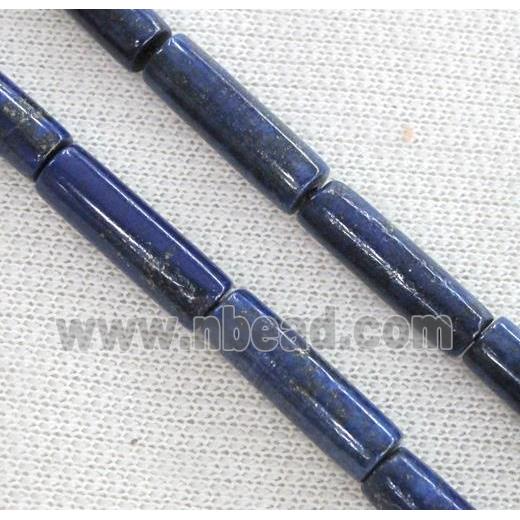 lapis lazuli beads, tube