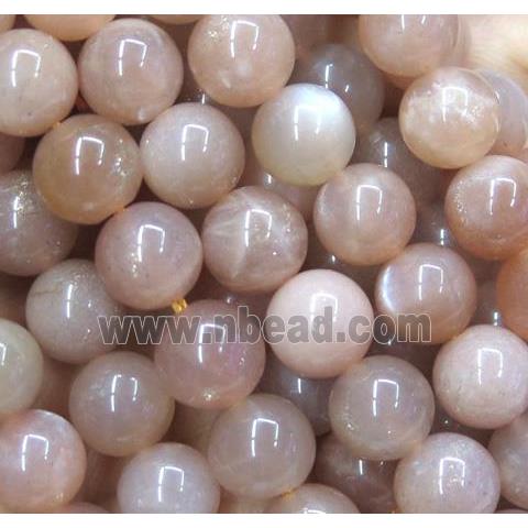 natural sunstone bead, round