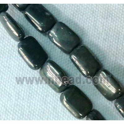 natural Pyrite Beads, rectangle