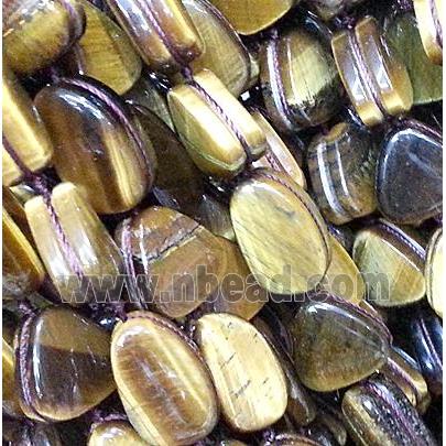 tiger eye beads, freeform