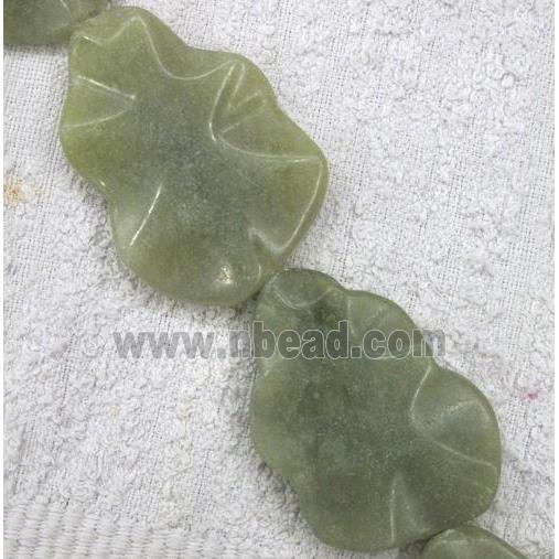 green aventurine bead, cucurbit