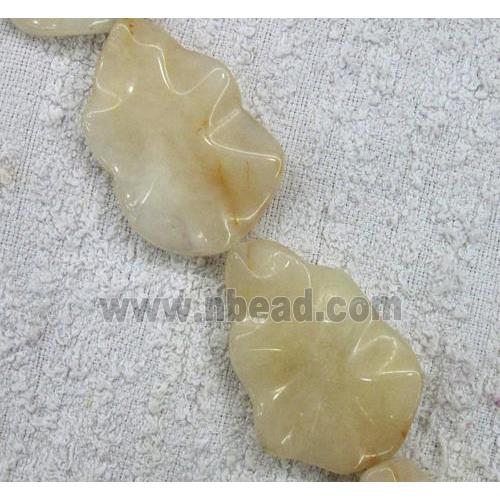 yellow jade bead, cucurbit